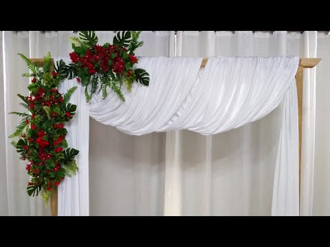 Como Fazer Gazebo de Madeira Para Casamento Montar Painel de Gazebo Para Decoração de Festas