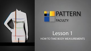 Lesson 1 - How to take Measurements for a Simple Basic Bodice.  Step-by-step instructions.