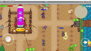 Học lập trình game  unity online - Bạn T.Trình- Game Tank, bot, bảo vệ khung thành