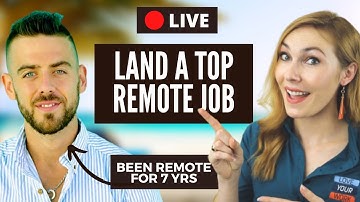 Get a Work from Home Job! BEST Way to Find & Land Remote Jobs | Ft. Jordan Carroll