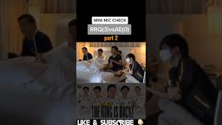 Moment Mini Mic Check Rrq Vs Alter Ego Match 2