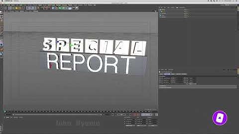 Cinema 4D Broadcast Design Tutorial || Special Report Opening Montage Part 1.