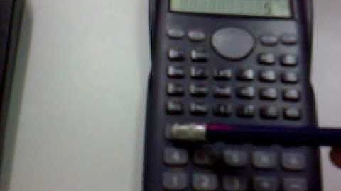 Data Entry in CasioFx350MS for Simple Linear Regression and Correlation Analysis