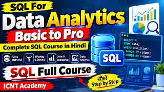 SQL For Data Analytics Basic to Pro | Complete SQL Course in Hindi | SQL Full Course | ICNT Academy