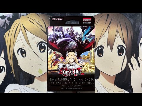 Opening My Yugioh The Chronicles Deck The Fallen The Virtuous All Foil Edition