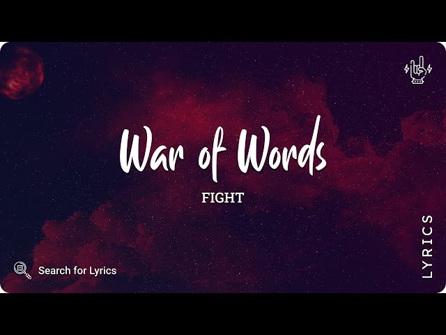 洋楽 FIGHT WAR OF WORDS Fight – War Of Words – Vinyl (LP, Album), 1993 [r4029871