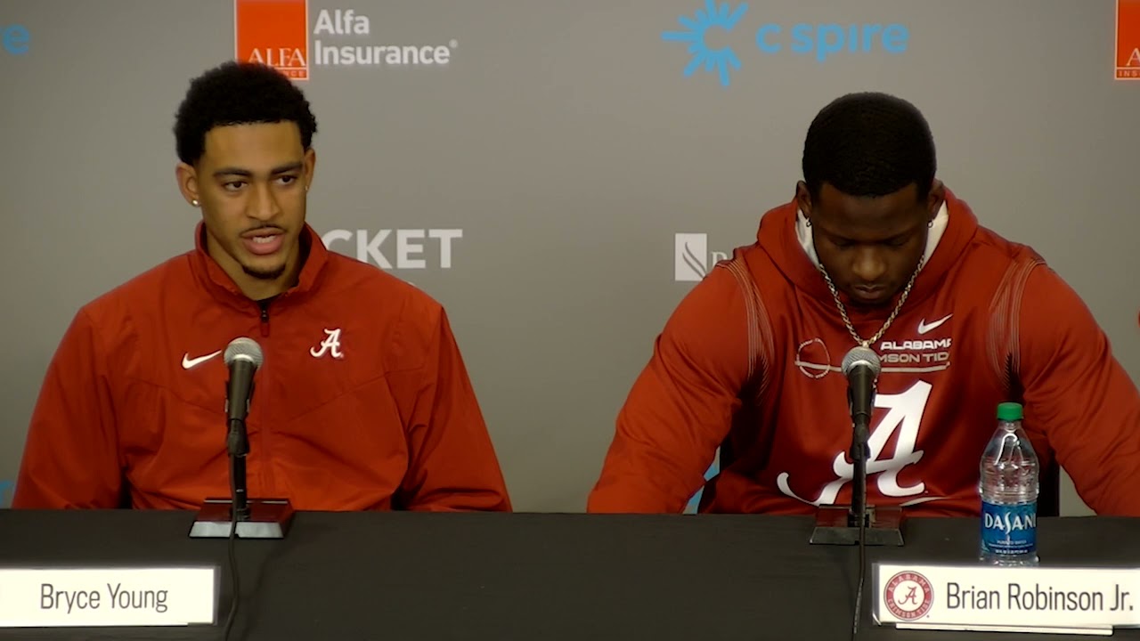 New Mexico State Postgame: Bryce Young & Brian Robinson Jr.