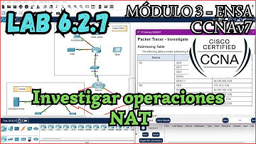 6.2.7 Packet tracer - Investigar operaciones NAT (Resolucion)