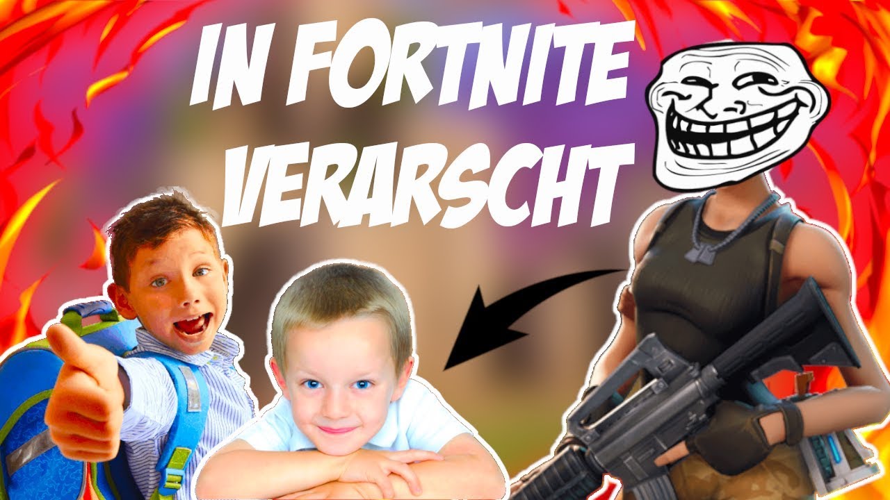 Kinder in Fortnite werden VERARSCHT 100% LACHKICK - YouTube