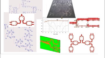 Part 3: Antenna Array Feed Networks Design and Modeling, Wilkinson power divider based.
