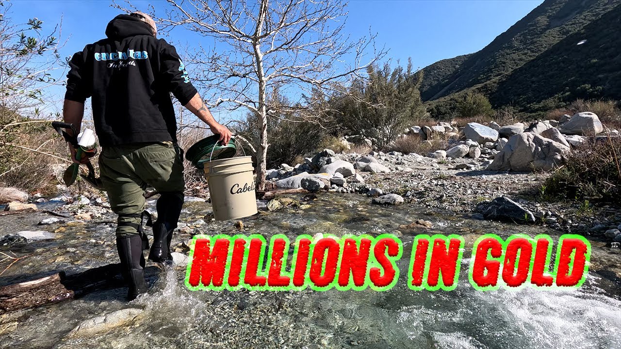 Millions of Dolllars in GOLD Found Here in the San Gabriel Mountains!!