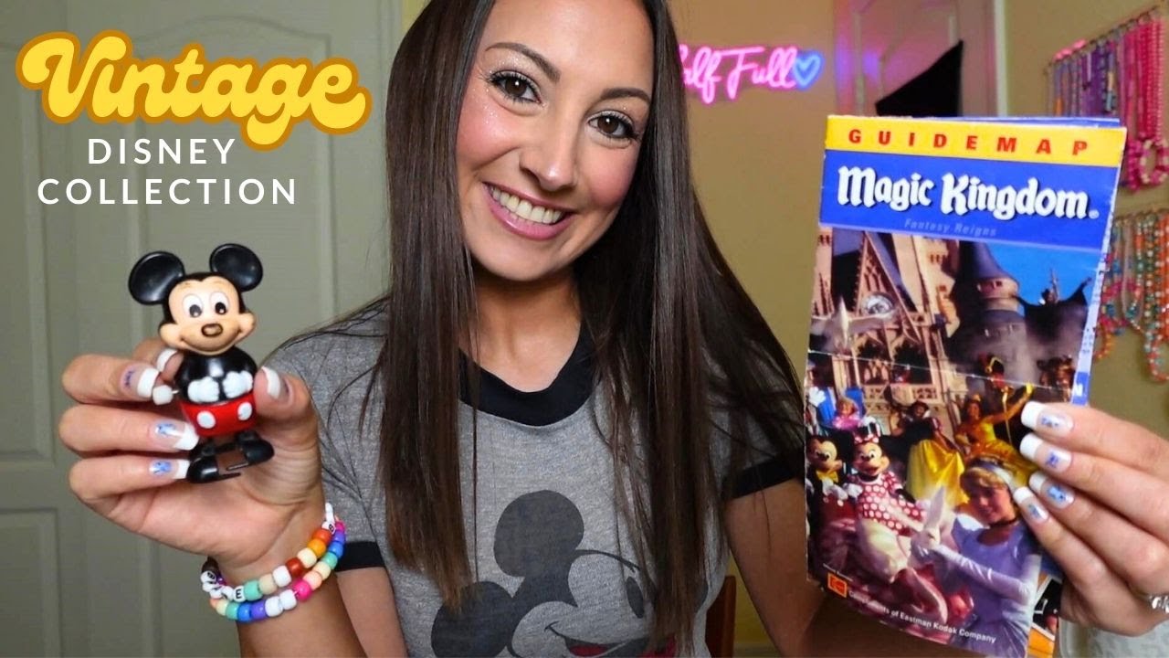 ASMR My Collection of *VINTAGE* Disney Items 🏰