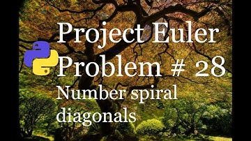 Project Euler Problem # 28 Solution - Number spiral diagonals