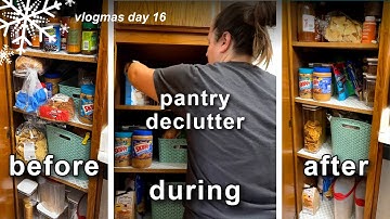 Optimizing My Pantry: Realistic Declutter & Reorganization for Less Food Waste | Vlogmas 2025 Day 16