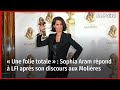 Une folie totale sophia aram rpond  lfi aprs son discours aux molires