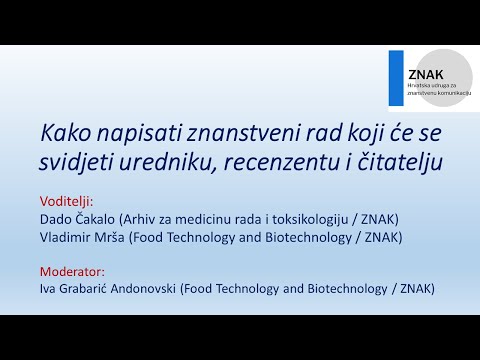 Video: Kako Napisati Znanstveni članak