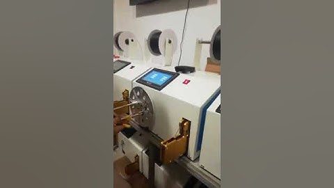 cable  binding and winding machine