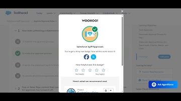 Salesforce Spiff Approvals - Trailhead Salesforce 2025