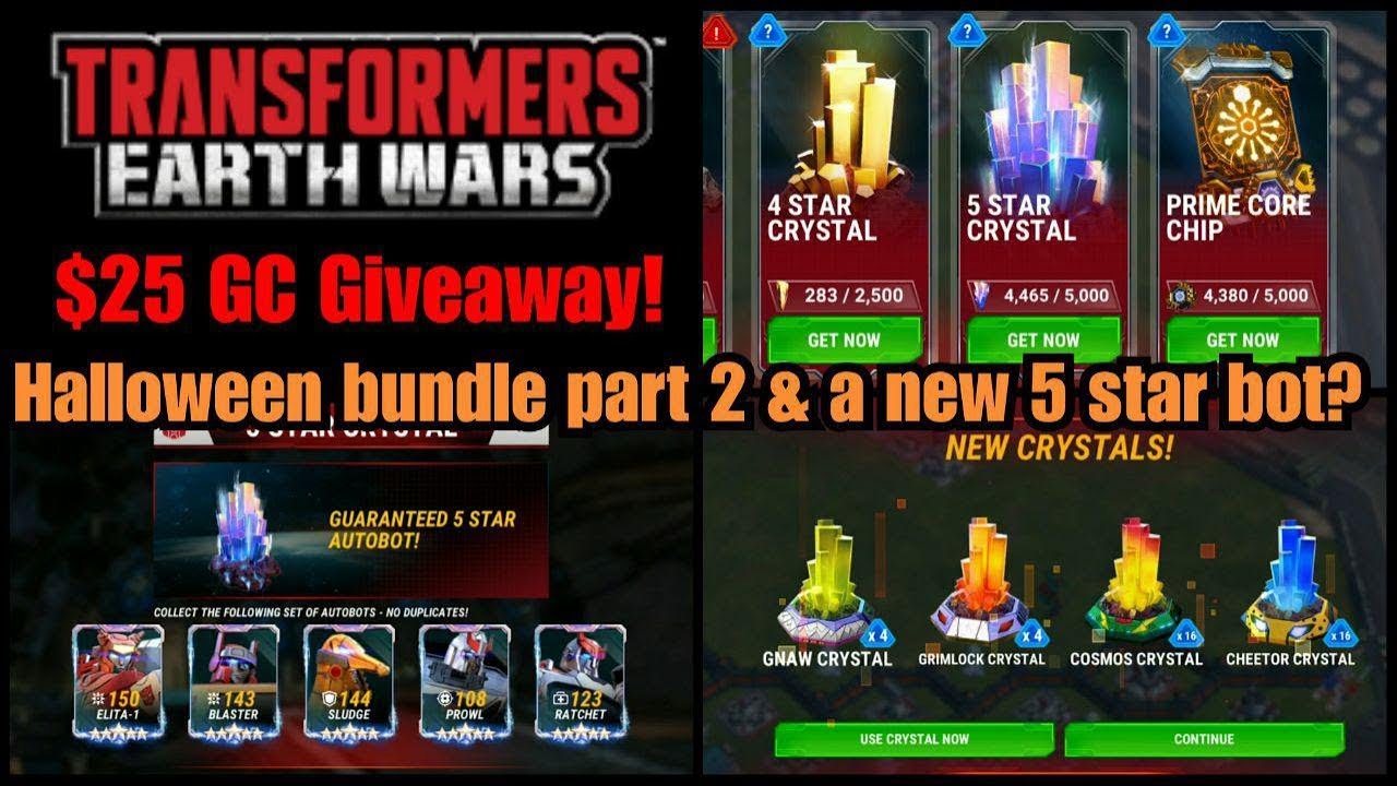 Part 2 Opening multiple crystal bundles & unlocking my 5th, 5 star bot