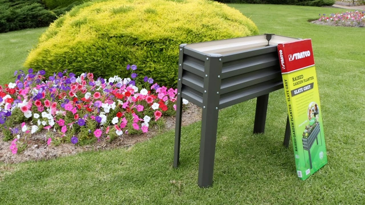 Stratco Raised Garden Bed Installation Guide YouTube