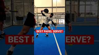 🔥 BEST PADEL SERVE? #shorts - the4Set screenshot 1