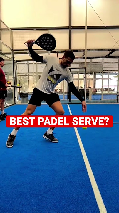 🔥 BEST PADEL SERVE? #shorts - the4Set