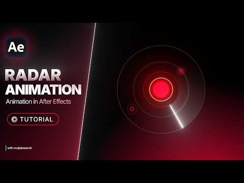 Radar Animation in After Effects Tutorial | Create Modern UI Motion Graphics