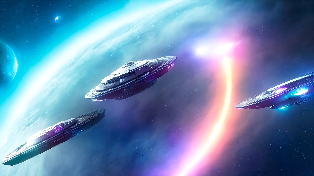 Fly thru Galaxies and Nebulas ★ Space Ambient  Music ★ Mind and Soul Relaxation