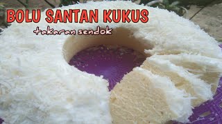 BOLU SANTAN KUKUS || takaran sendok