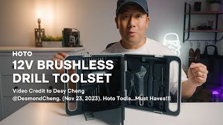 A Must Have Essential For Home Decoration Hoto 12V Brushless Drill Toolset