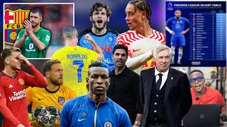 BARCA CHASE PEPE, ANCELOTTI MAKES CONTROVERSIAL..., CHELSEA JOINS TOP...RONALDO, ARSENAL AND ALL..