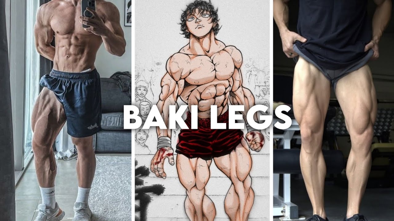 How to Get Ripped Legs Like Baki (NO WEIGHTS)