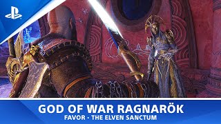 God of War™ Ragnarök - Favor - The Elven Sanctum | The Maven Boss Fight