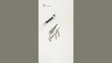 Eagle 🦅 Signature | Signature Design | Signature Ideas | Sanjay Name Signature #signature #shorts