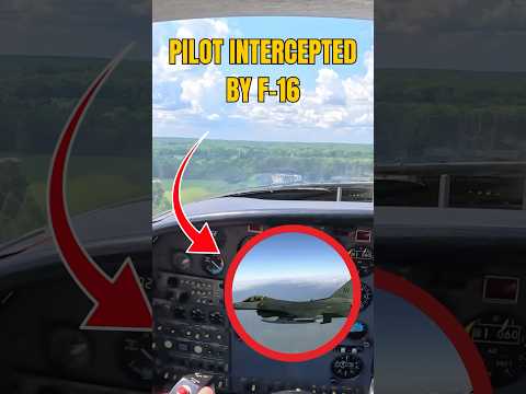Fighter Jet (F16) Chases Plane After Flying Over Trump's House!