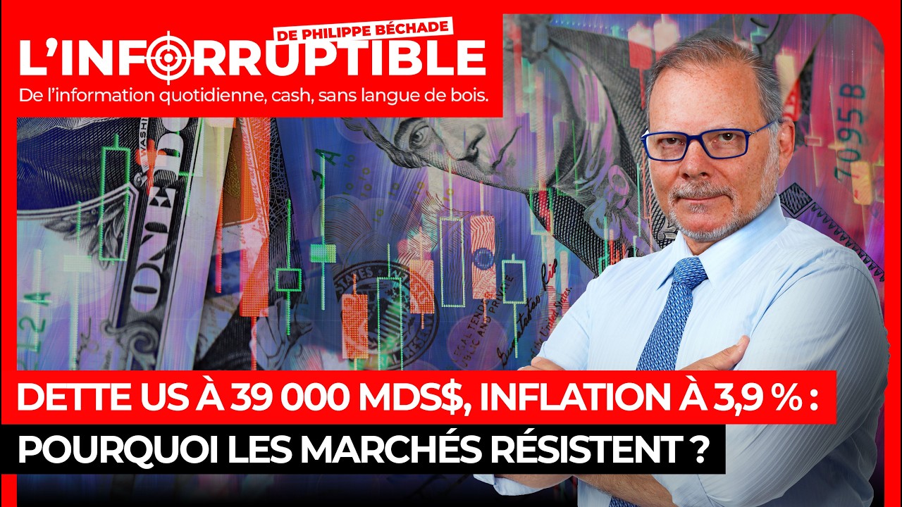Dette US à 39 000 Mds$, inflation à 3,9 % : pourquoi les marchés résistent ?