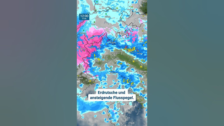 ❗ ⛈️ Unwettertief über Norditalien 🇮🇹 und der Südschweiz! 🇨🇭