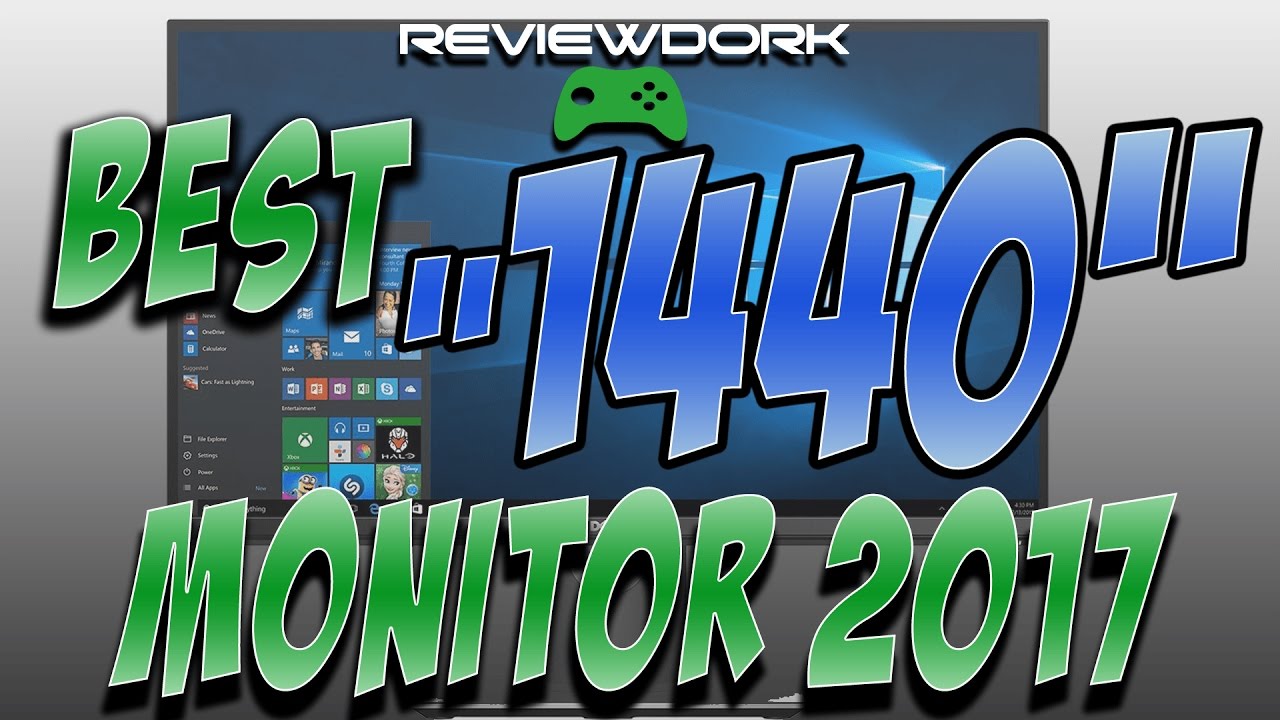 Best 1440 Monitor 2017 - Dell 27" GSync QHD (1440p) Gaming Monitor
