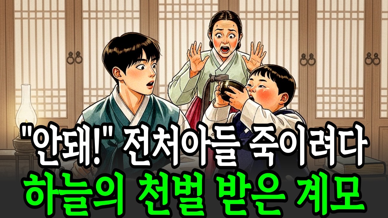 친아들이 먼저 먹어버린 계모의 보약 #오디오북 #옛날이야기 #설화 #야담 #옛날이야기동화