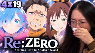MY HEART WAS NOT READY FOR THIS FINALE!!!😭 RE:ZERO Season 4 Episode 19 REACTION!