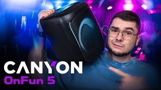 Якісний звук за ДОСТУПНІ ГРОШІ — Огляд колонки Canyon OnFun 5