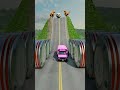 Car & School Buses vs Hydraulic Crush - BeamNG.Drive