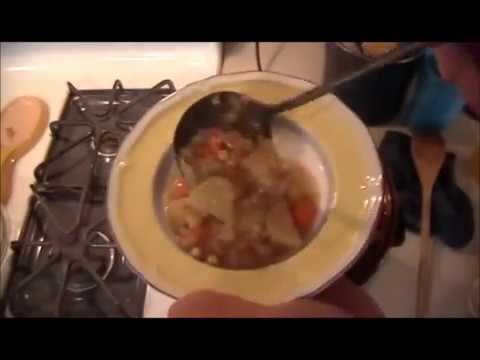 vegan potato, white bean and cabbage soup
