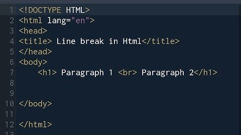 Line Break in Html | br tag | #viral #shorts #coding #programming