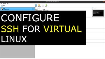 ssh linux | configure ssh for virtual linux environment