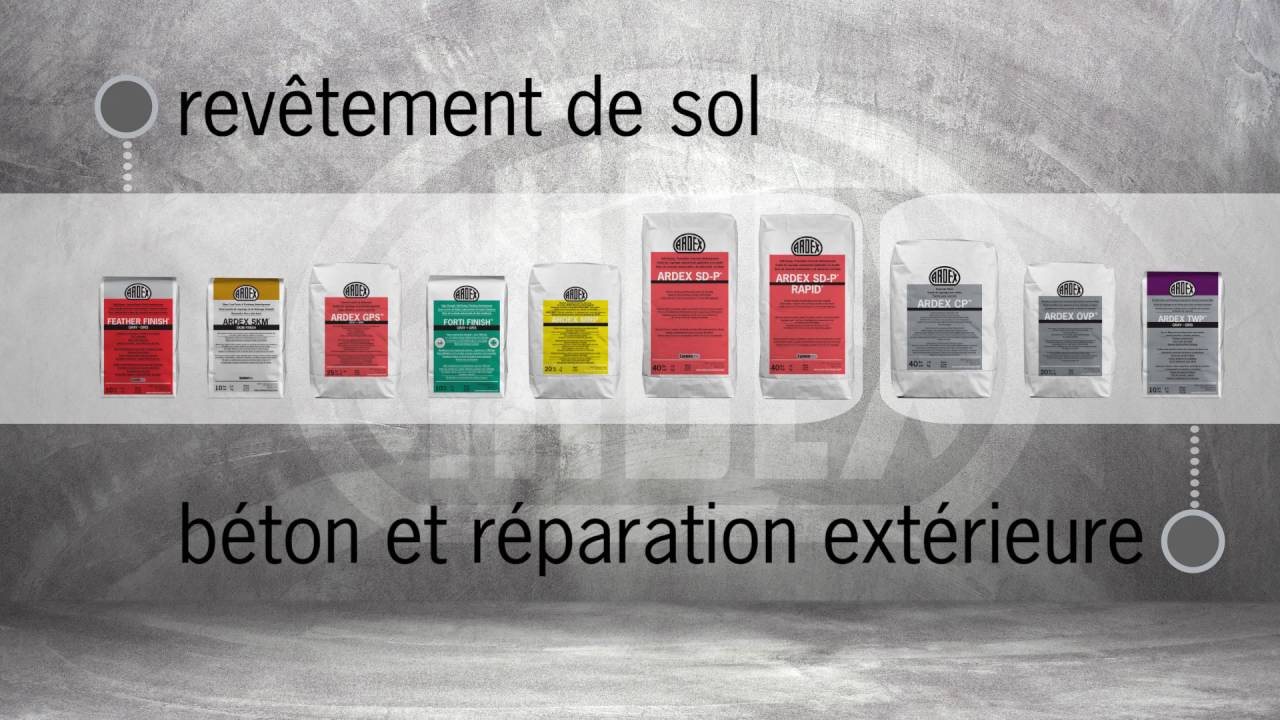 self-leveling floor screed ARDEX CHOISISSEZ VOTRE SOLUTION - Composés de ragréage