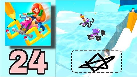 Scribble Rider  - All Levels Gameplay, New iOS Android Games