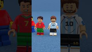 LEGO Minifigures Cristiano Ronaldo and Lionel Messi from Set 43011 & 43012 #lego