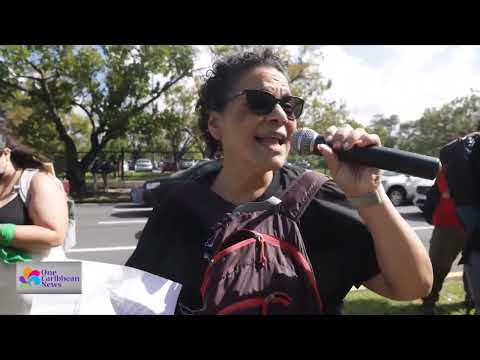 Women March for International Women's Day in Puerto Rico