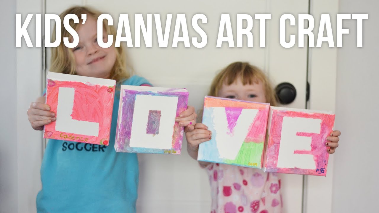 Easy Canvas Painting Ideas – 30+ DIYs for Beginners – The How To Mom